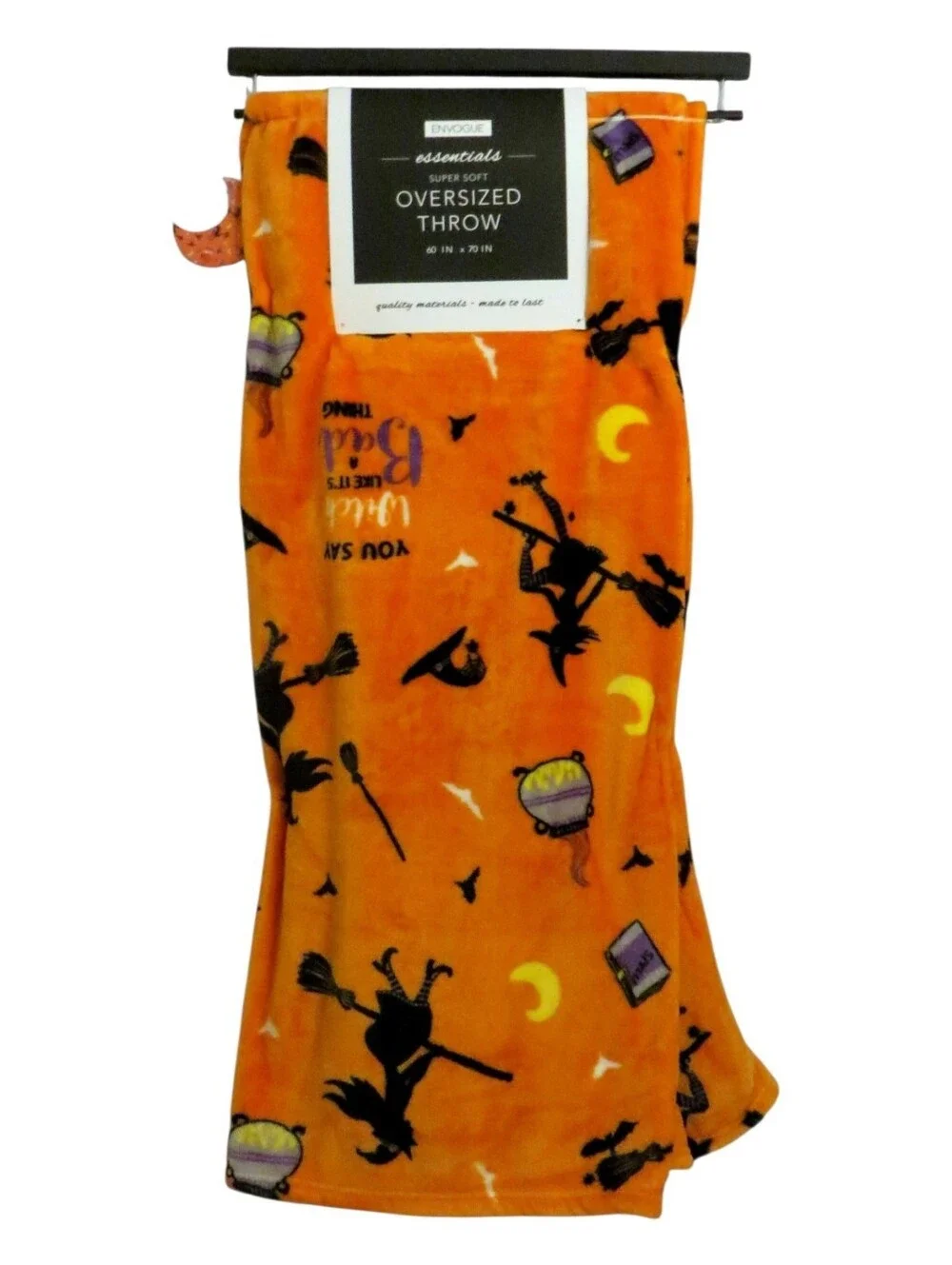 En Vogue Essentials Halloween You Say Witch Like It's A Bad Thing Throw Blanket